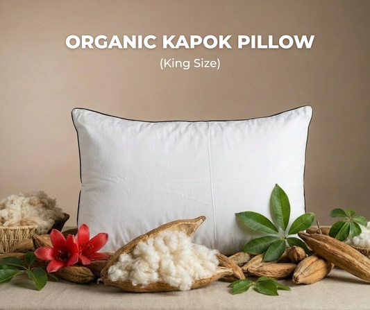 Organic Cotton Pillow | Kapok Pillow | King Size
